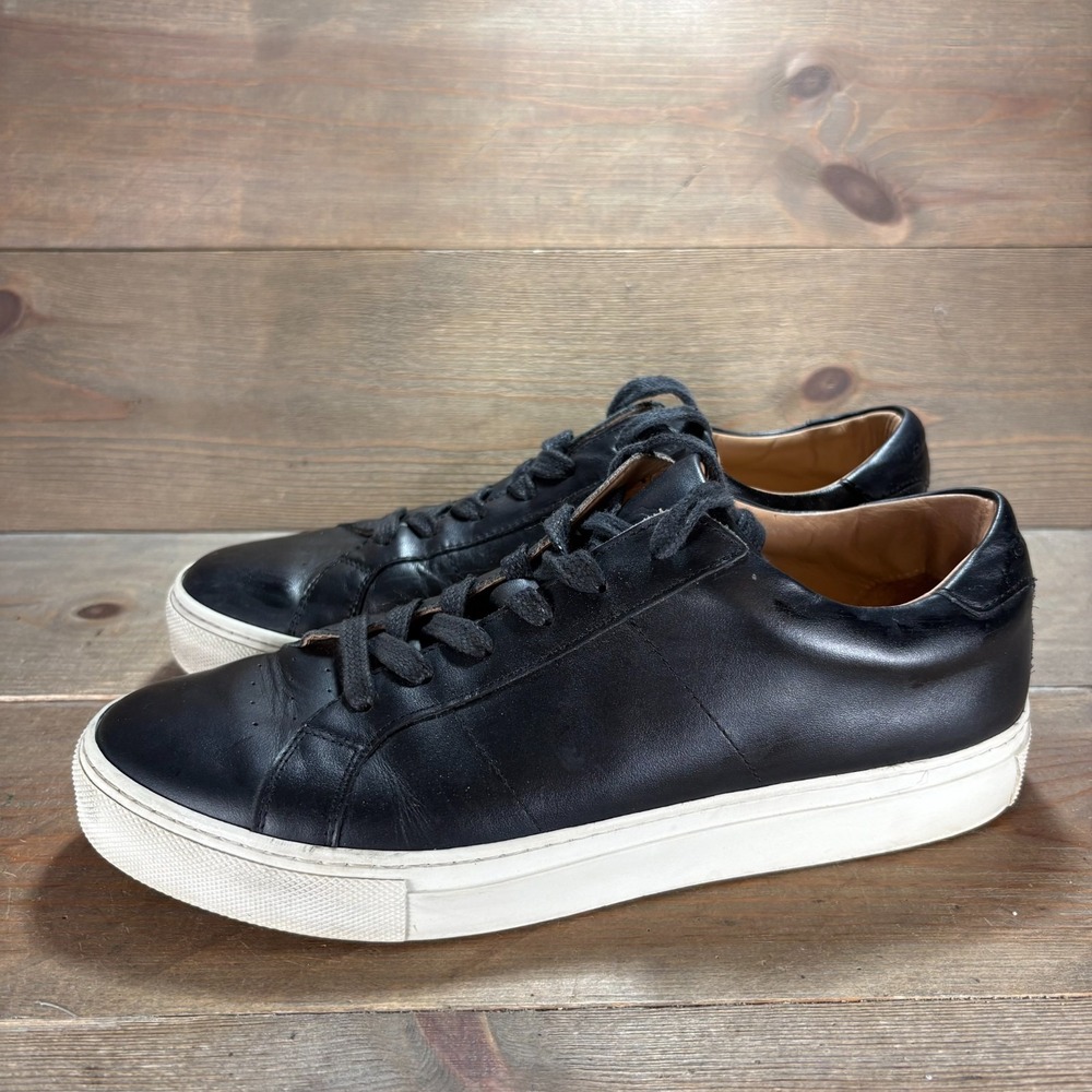 Greats Womens size 9 shoes Black Leather Lace Up Minimalist Casual sneakers